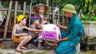 Mysterious kindness  The policer officer silently helps a single mother and her 3 children