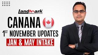 November 1st BIG Update  Canada Jan or May 23  Where to Apply Now?  Canada Study Visa Updates 22