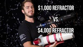 $1000 Refractor vs. $4000 Refractor for Astrophotography