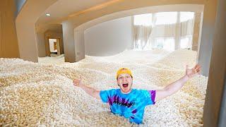 I FILLED MY ISLAND HOUSE WITH PACKING PEANUTS