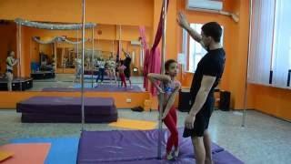  Pole dance sport  Emily Moskalenko and Dmitry Fedotov in Kharkov 