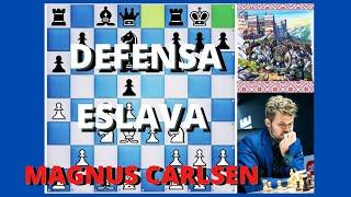 Partidas de Magnus Carlsen - Defensa Eslava con Blancas