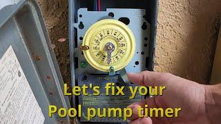 How to fix a Pool Pump Timer - Easy replacement using the Intermatic T104