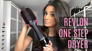 REVLON ONE-STEP HAIR DRYER  Review & Tutorial