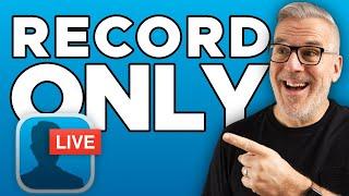 How to Use Record Only in Ecamm Live