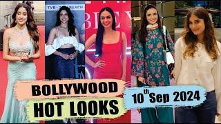 Bollywood Actress Hot Look  Janhvi Kapoor  Manushi Chhillar  Sharvari Wagh  10th Sep 2024 10 Pm