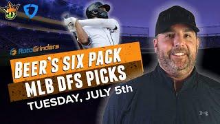 DRAFTKINGS & FANDUEL MLB PICKS TODAY 7-5-22 DFS 6 PACK