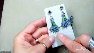 Succulent Tassel Earrings Jewelry Making Demo