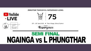 ZTKL Platinum Jubilee  Football Semi Final  L Phungthar vs Ngainga