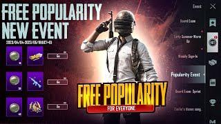 Get Free Popularity  New Popularity Event Free Premium Crate X Suit Event PUBGM