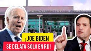 #LOÚLTIMO JOE BIDEN ACEPTA QUE EMBAJADA EN RD MINTIÓ.