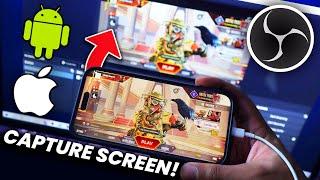 How to STREAM Phone Gameplay Screen in OBS BEST QUALITY 2024
