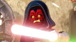 Darth Maul vs Qui-Gon Jinn on Tatooine in LEGO Star Wars The Skywalker Saga