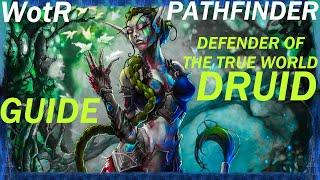 Pathfinder WotR - Defender of the True World Druid Starting Build - Beginners Guide 1080p HD