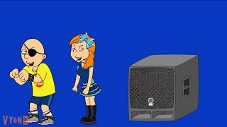 Evil Versions of Caillou Rosie Blast Loud Rock and Roll Music At School