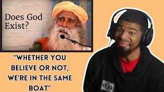 AMERICAN REACTS TO Sadhguru - Does God Exist?