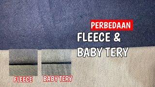 REVIEW  PERBEDAAN ANTARA BAHAN FLEECE DAN BABY TERY 