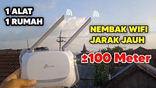 WOOW KEREN PARAH Ternyata Tp-Link WR840N Bisa Nembak Wifi Tetangga Jarak Jauh 100Meter-an