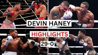 Devin Haney 29-0 All Knockouts & Highlights