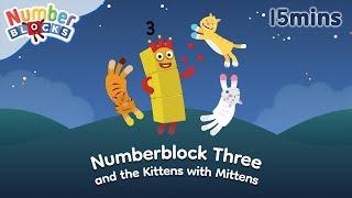 Numberblock Three and the Kittens   Bedtime Story Adventure Learn to count  Numberblocks