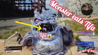 Monster eats Tifa Final Fantasy 7 Rebirth  FF7R