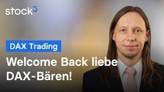 Welcome Back liebe Bären? DAX-Analyse am Mittag