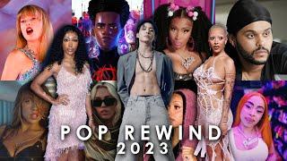 Pop Rewind 2023 - Year End Megamix Mashup of 100+ songs w song titles  by DJ Flapjack