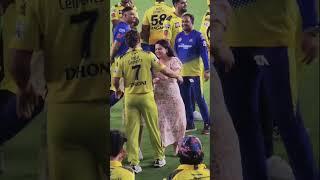 Dhoni with Family After Match  Sakshi  Ziva #trending #ipl #csk #trendingshorts #shorts