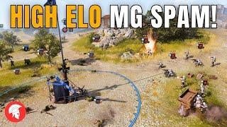 HIGH ELO MG SPAM 4 - Company of Heroes 3 - US Forces Gameplay - 4vs4 Multiplayer - No Commentary