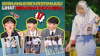 Reaksi Shock Siswa SMA KOREA Melihat Seragam INDONESIA   with Rudi Oppa  Reaction Indonesia