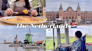 Netherlands travel vlog Amsterdam & Utrecht‍️lots of foods windmill Miffy tour 