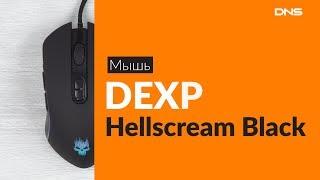 Распаковка мыши DEXP Hellscream Black  Unboxing DEXP Hellscream Black