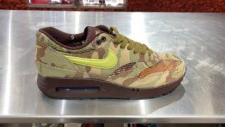 Nike Air Max 1 ‘86 OG “Camo” EarthLight Lemon TwistOil Green - Style Code FN8358-200