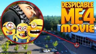Drone Catches GRU & MINION ARMY AT THE MOVIES *DESPICABLE ME 4 FULL MOVIE*