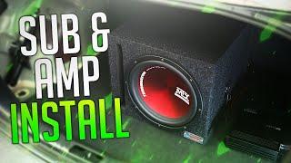 How to Install an Amp & Subwoofer EASY 2024