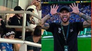 Was Neymar And His Friends Chanting Messi Messi During The Saudi Arabia King Cup Final?