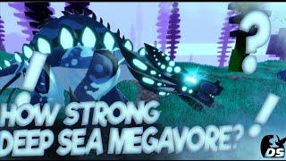 Roblox Dinosaur Simulator - How Strong Is Deep Sea Megavore? New Update
