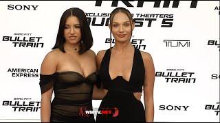 Maddie Ziegler and Mackenzie Ziegler arrive at Bullet Train Los Angeles premiere