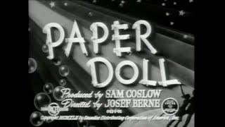 Soundie Paper Doll 1942 The Mills Brothers Dorothy Dandridge Juanita Moore