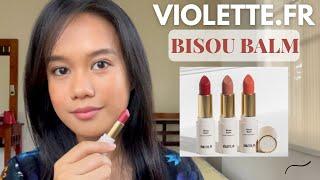 Violette.fr Bisou Balm Swatch and Review  Medium Brown Asian Skin  Philippines