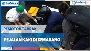 Pemotor Tabrak Pejalan Kaki Dikira Meninggal