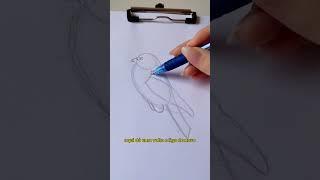 Como desenhar um passarinho #diy #caderninho #arte
