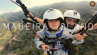 Parapente PORTUGAL  Paragliding MADEIRA Island FUNCHAL - Tandem flight with Mia 6 years old