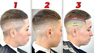 How To Do a PERFECT FADE in 3 Steps  EASY Step by Step Barber Tutorial