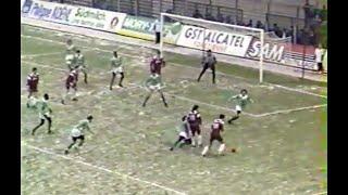 ASSE 2-1 Metz - 24e journée de D1 1990-1991