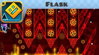 Geometry Dash - Flask 3 Coins Medium Demon - by Csx42Gaming