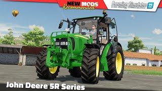 FS22  John Deere 5R Series - Farming Simulator 22 New Mods Review 2K60