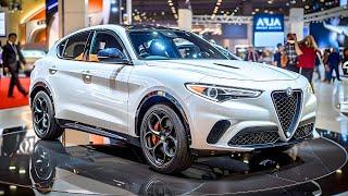 Brandneuer Alfa Romeo Stelvio 2025 enthüllt Innen- und Außendetails