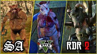 Finding Piggsy in RDR & GTA Games  The Pig Monster Myth