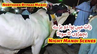 Raat Main Hua Do Bare Bachron Ka Soda. Night Mandi Scenes. Northern Bypass Mandi 2024.